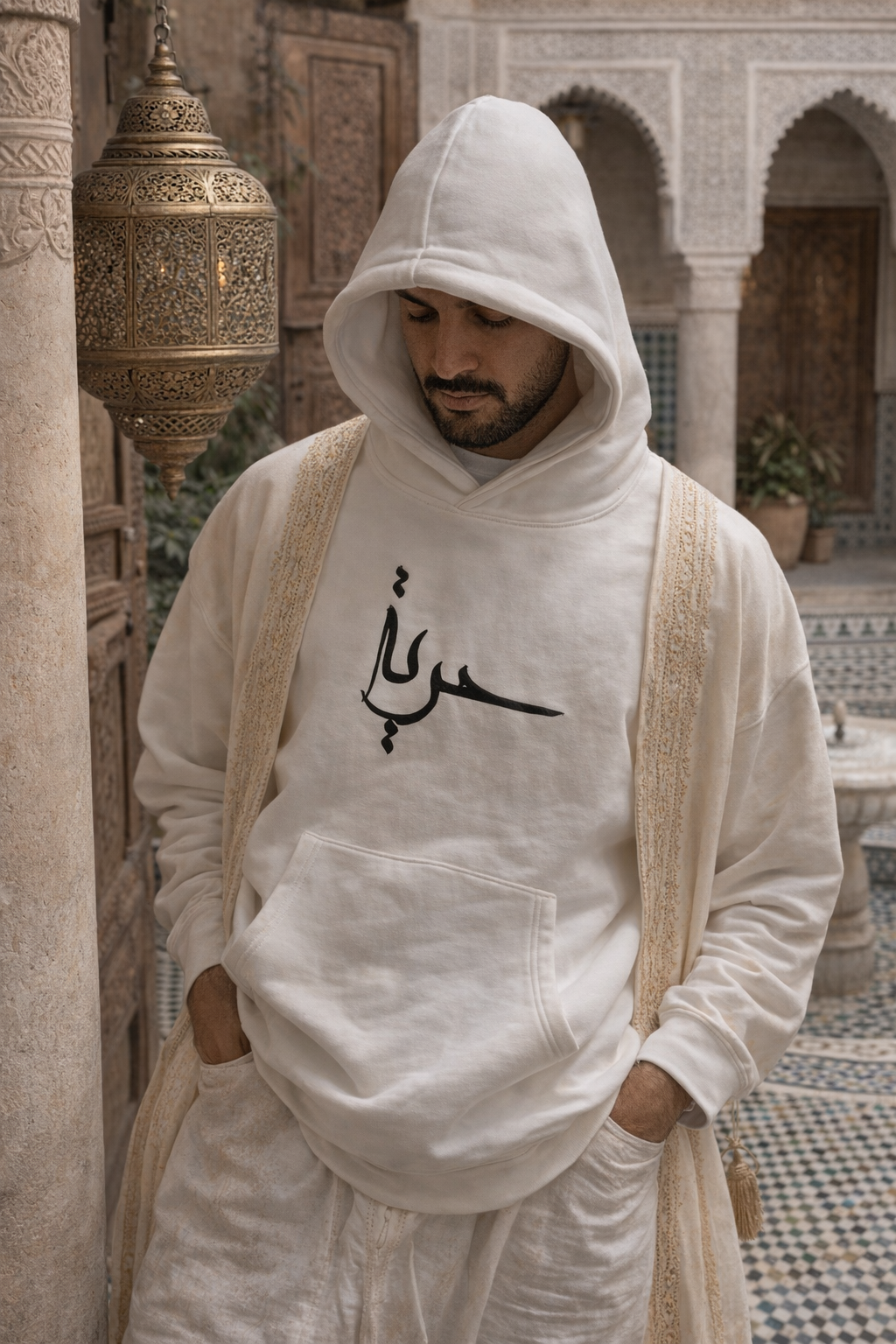Hoodie KHAYT– Artisanat marocain contemporain